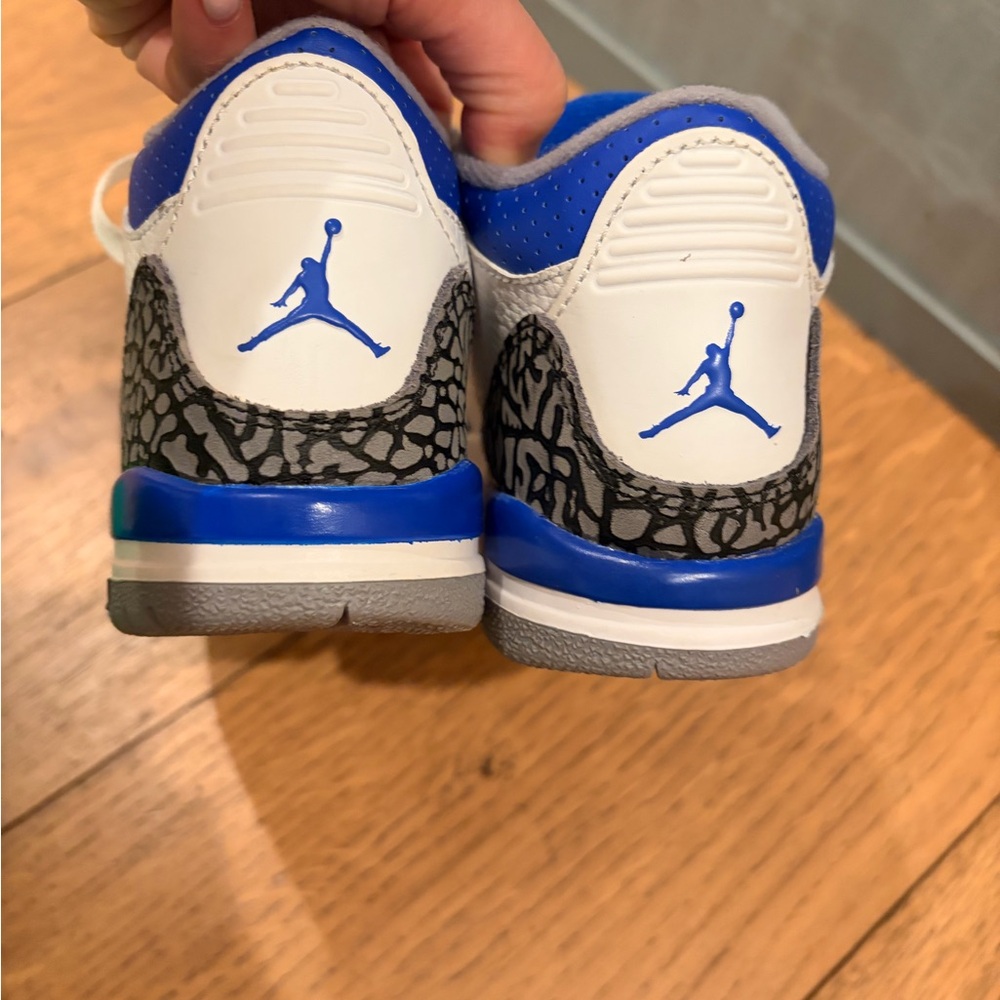 Nike Kids' Jordan 3 Retro - racer blue Sneakers - White/Blue/Gray